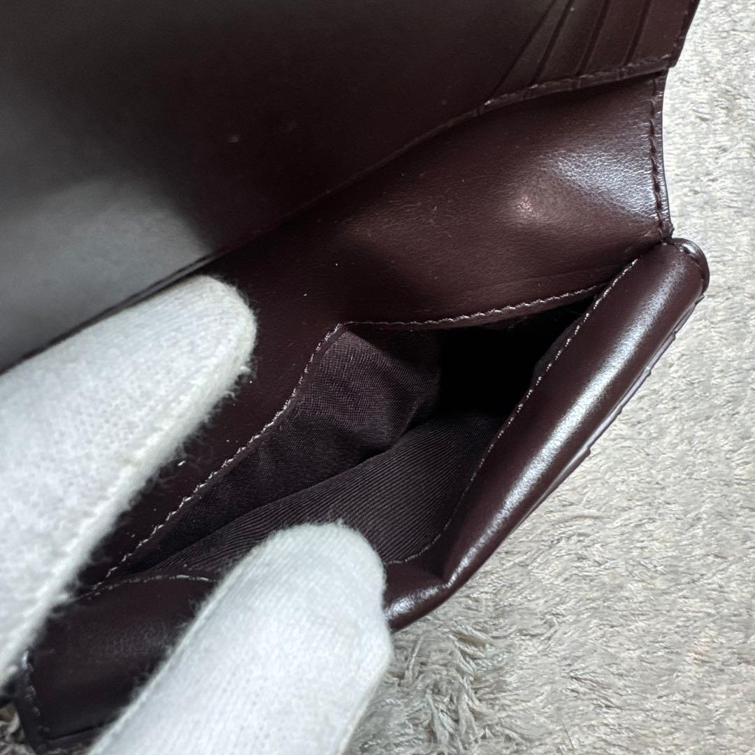 【ほぼ未使用】COACH コーチ 二つ折り財布 エンボス ブラック