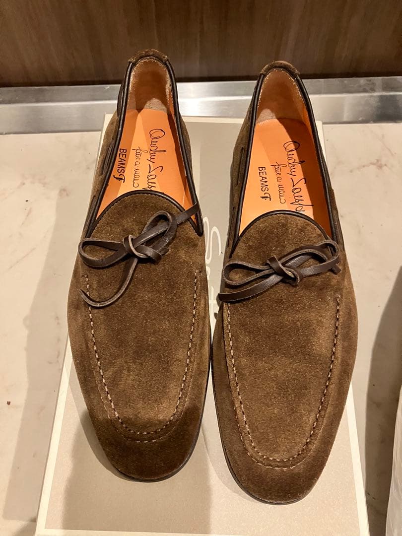 Santoni サントーニ スエード シューズ　BEAMS F