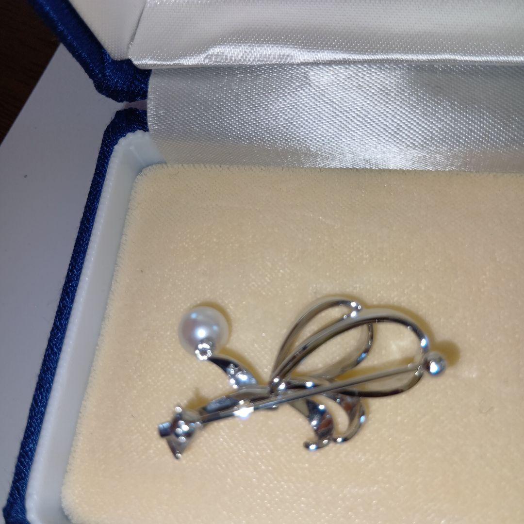 美品♥Mikimoto 本真珠 ブローチケース付きコメントから10%引きします