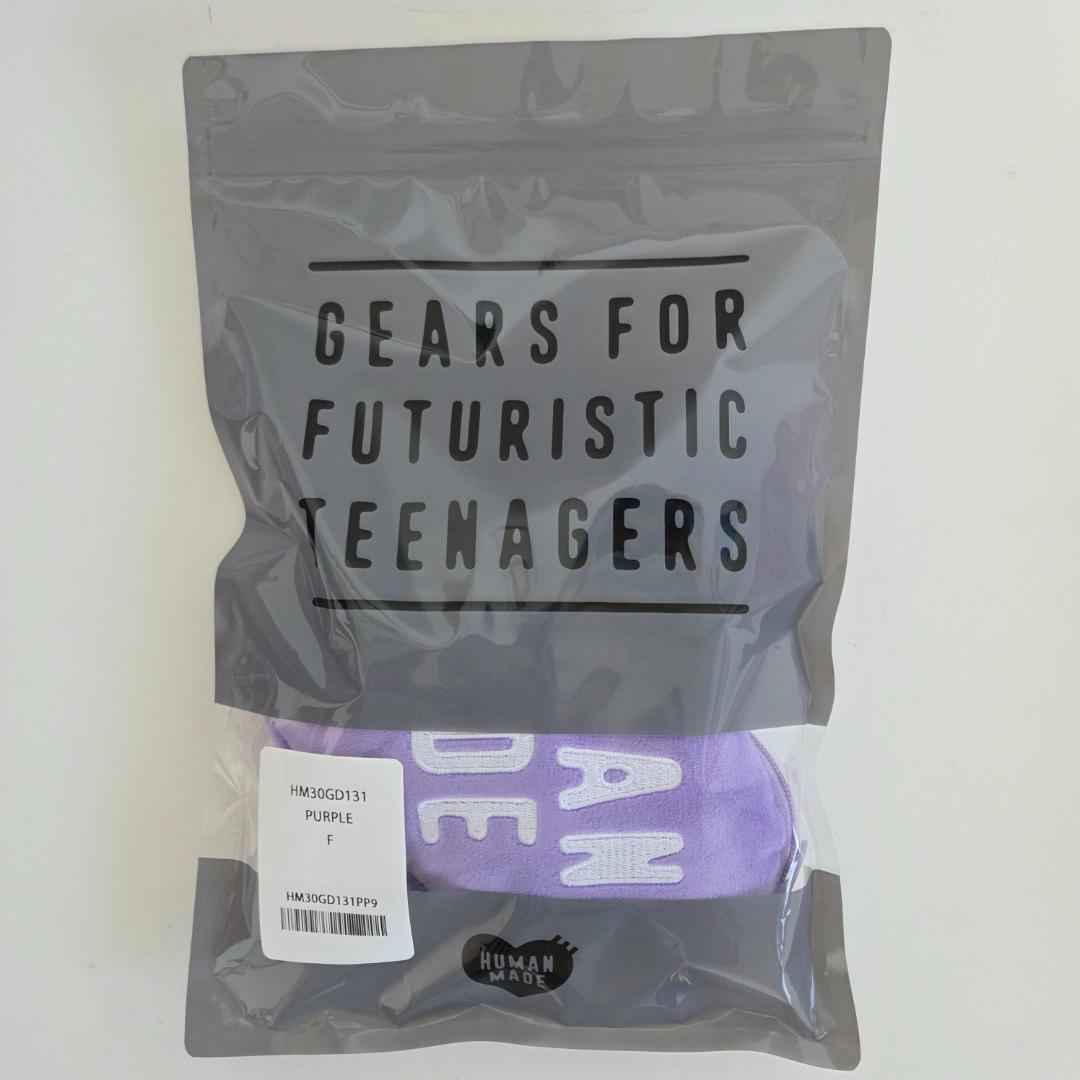 韓国 狎鴎亭限定 HUMAN MADE ハート型 パスケース ポーチ パープル