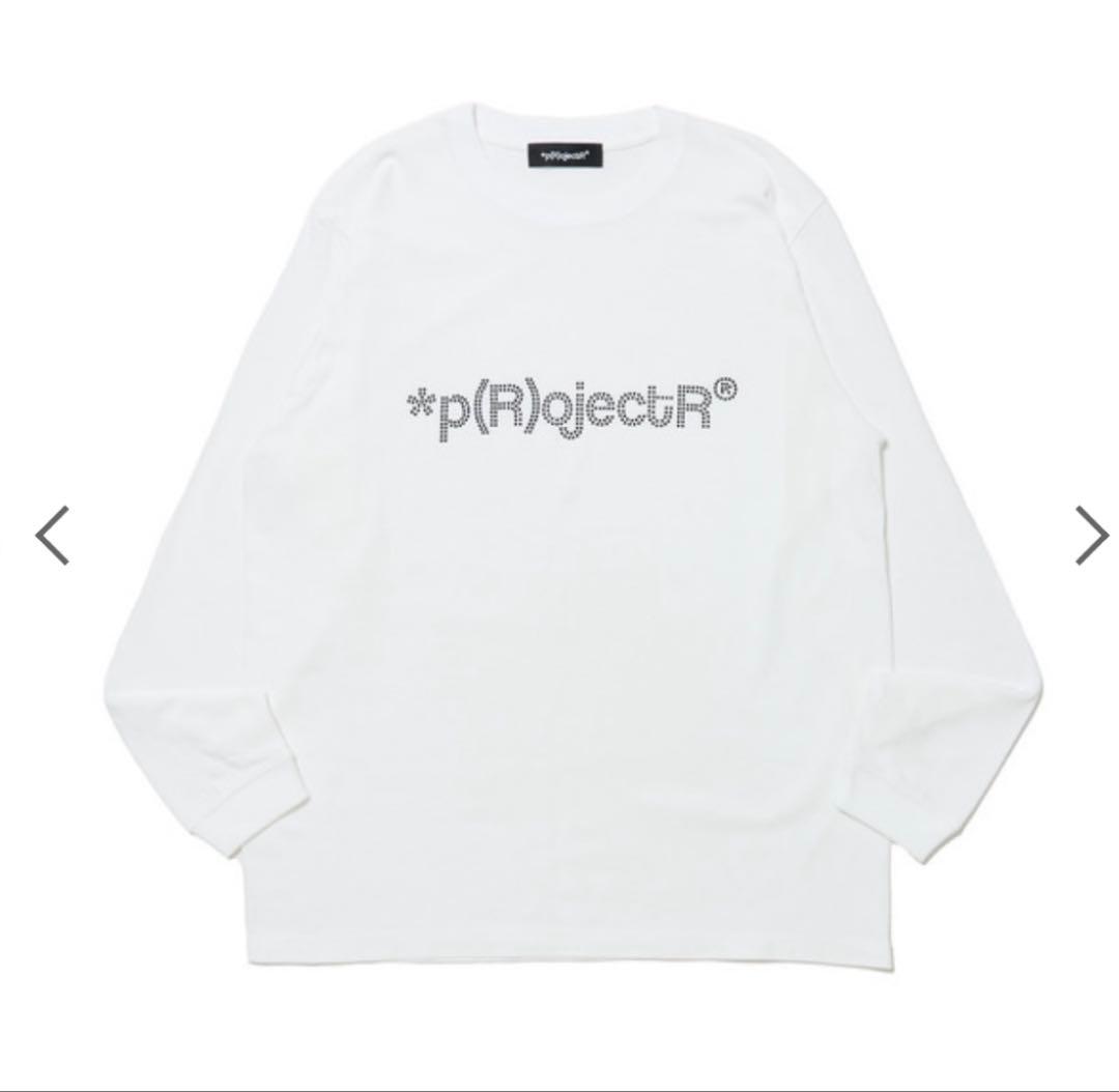 *p(R)ojectR® Rhinestone Logo LS Tee Mサイズ