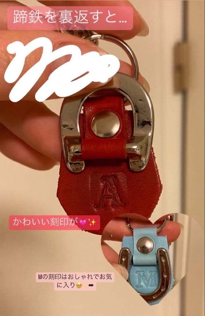 ゴールドヤン　キーホルダー　馬蹄