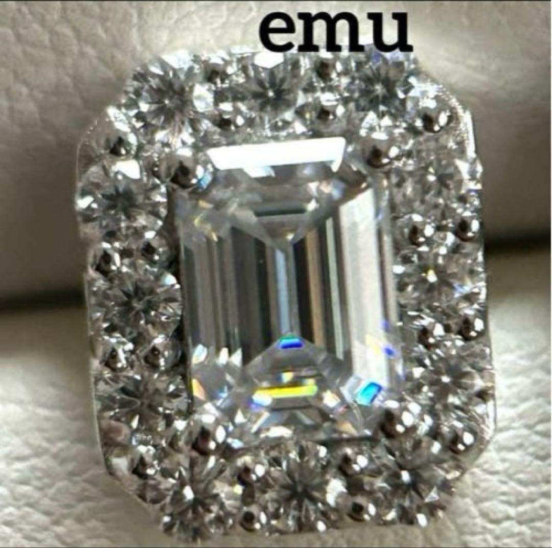 Lala / 最高級モアサナイトピアス，リングお纏め2点