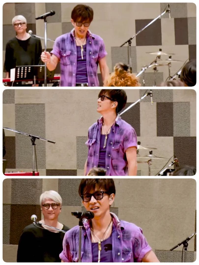 キムタク着 FREECITY タンクトップ 私物 パープル Lサイズ