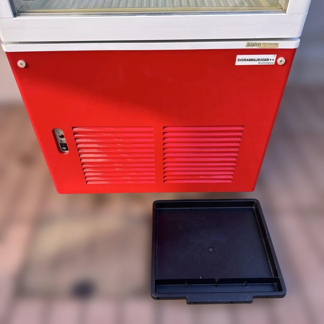 SANYO 冷蔵・温蔵 4面ガラス ショーケース コカコーラタイプ