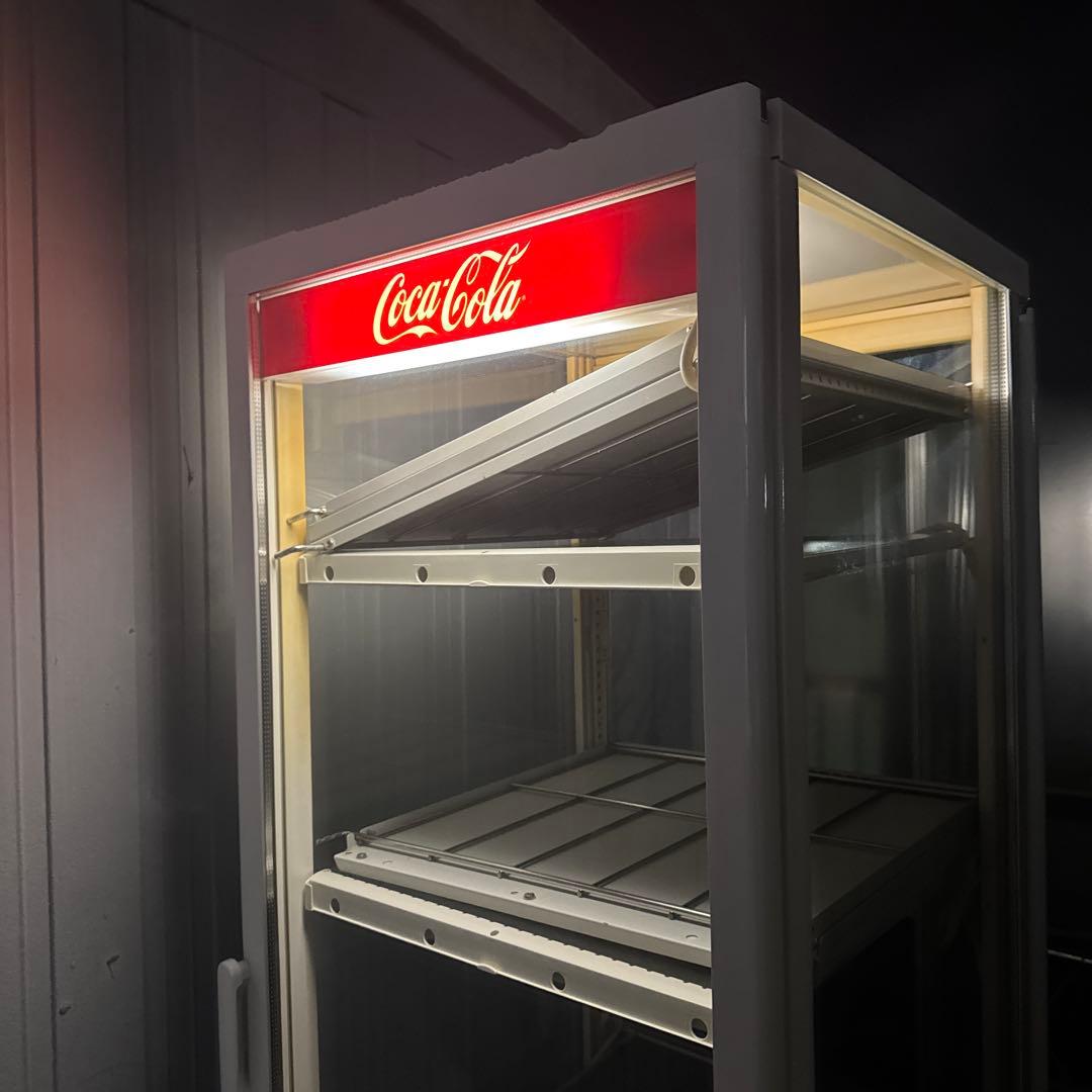 SANYO 冷蔵・温蔵 4面ガラス ショーケース コカコーラタイプ