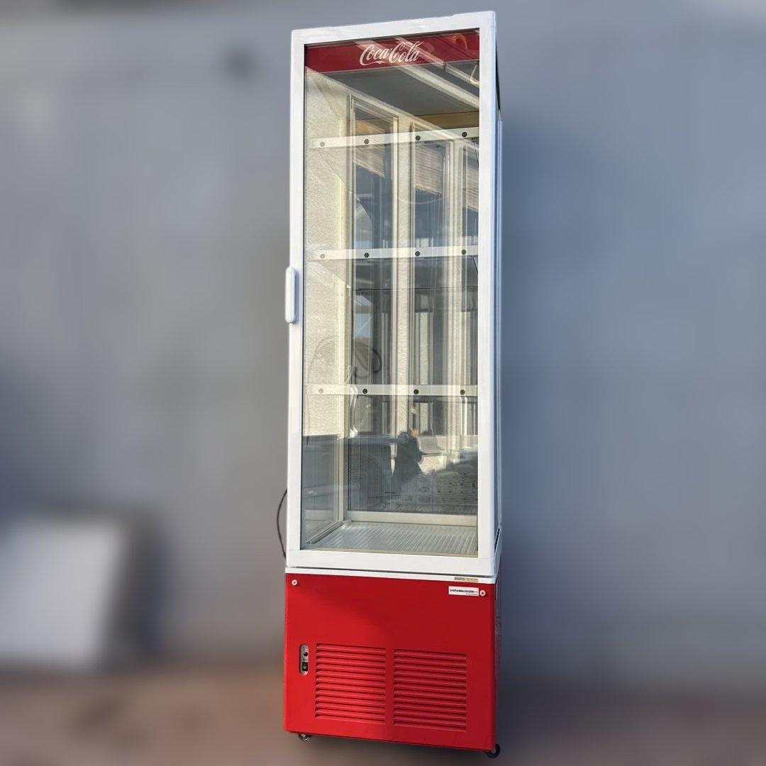 SANYO 冷蔵・温蔵 4面ガラス ショーケース コカコーラタイプ