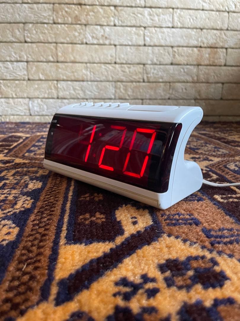 希少 美品 Hardcore LED BIG DIGITAL CLOCK EC