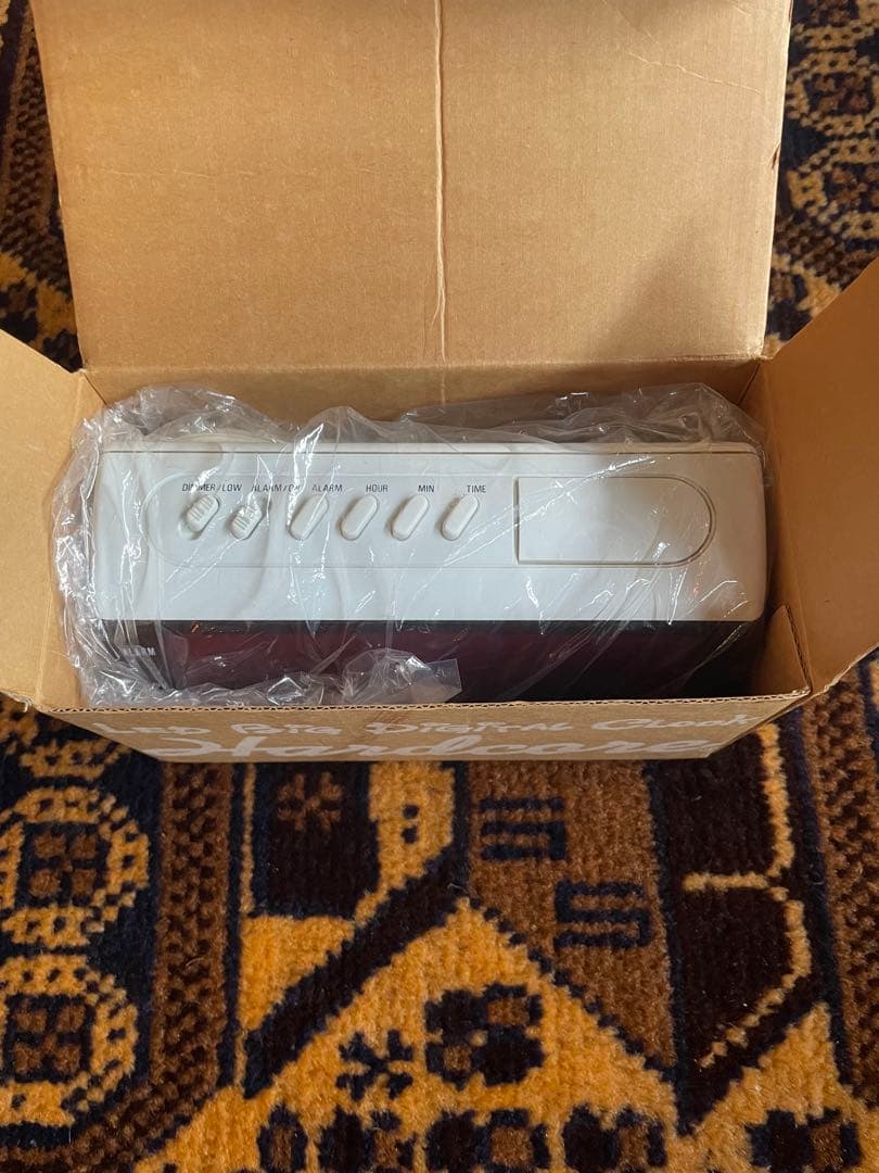 希少 美品 Hardcore LED BIG DIGITAL CLOCK EC