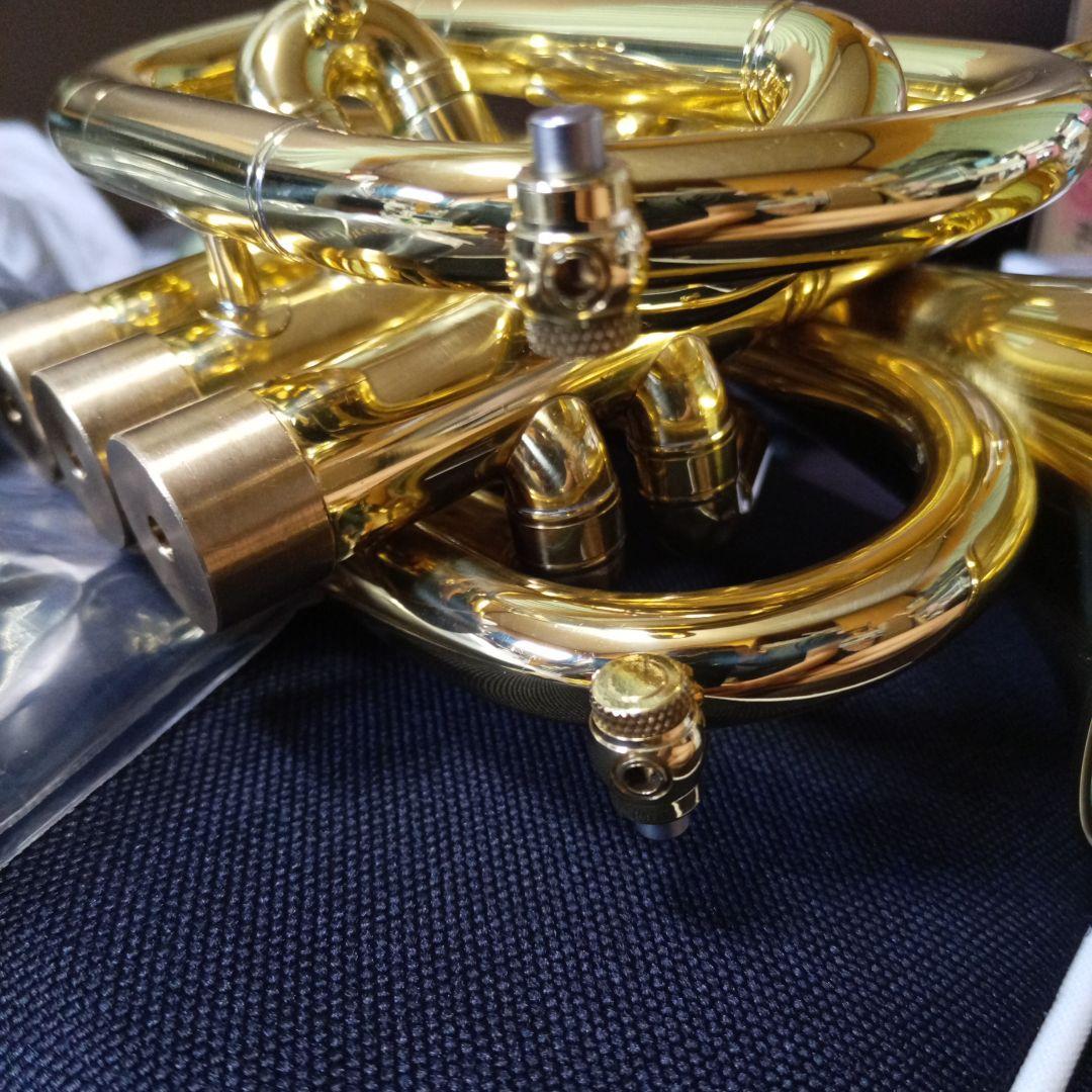 C管 ポケットランペット キャロルブラス QueenBrassサイレントブラス付