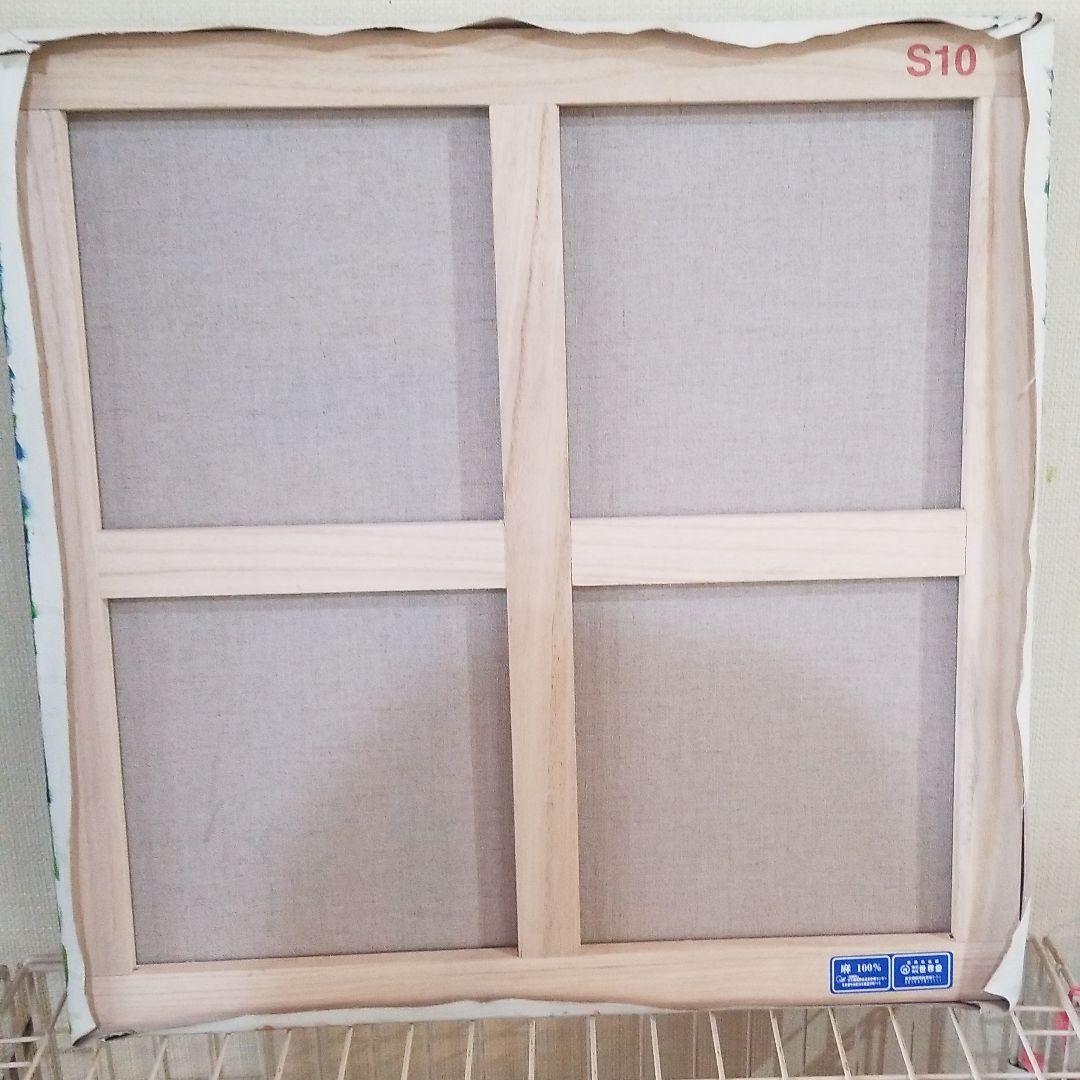 油絵　専用　ペチュニアが咲く寄せ植え　大キャンバス