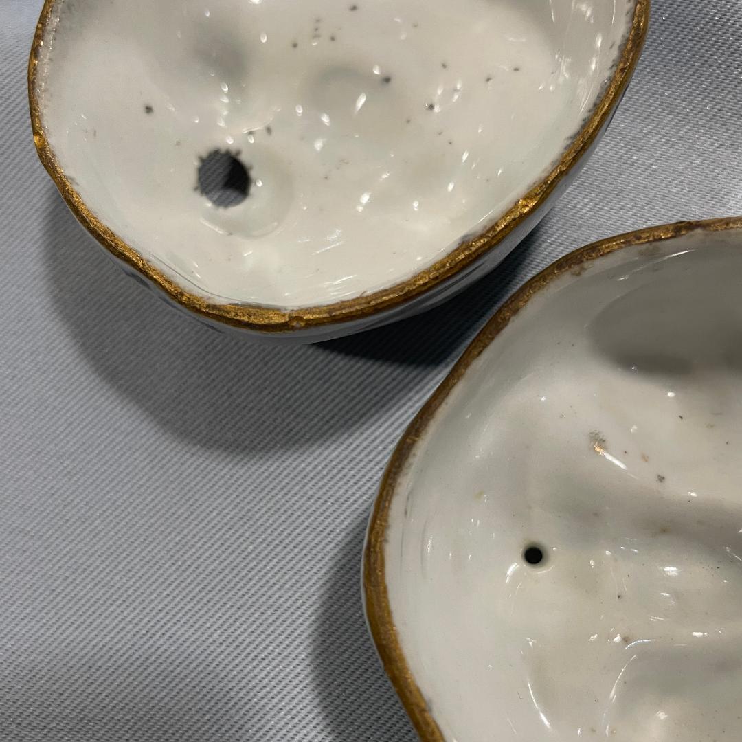 骨董品です！おかめ・火男・天狗の可盃 3点セット忠馬製 k2289