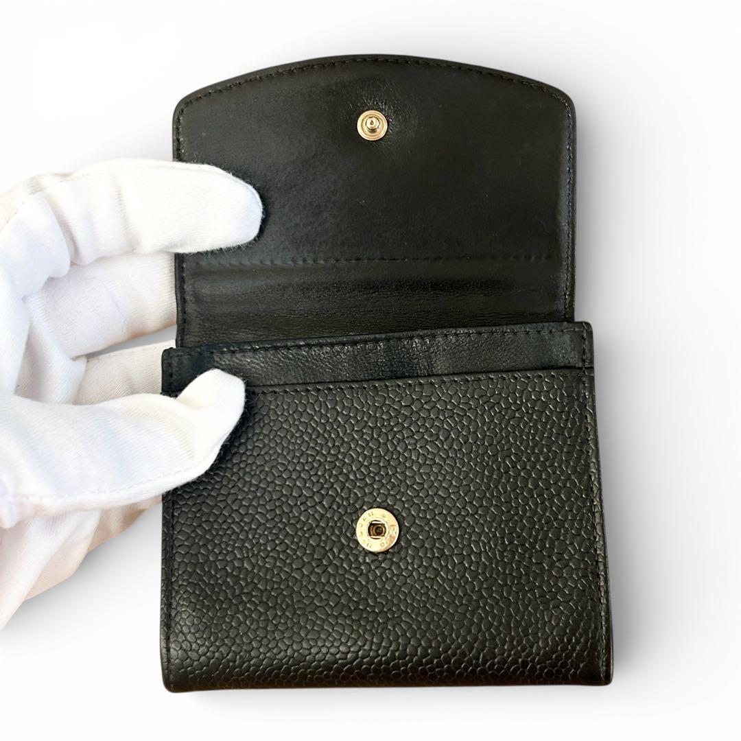 【希少❤︎5番台】CHANEL シャネル　キャビアスキン　ケース　財布