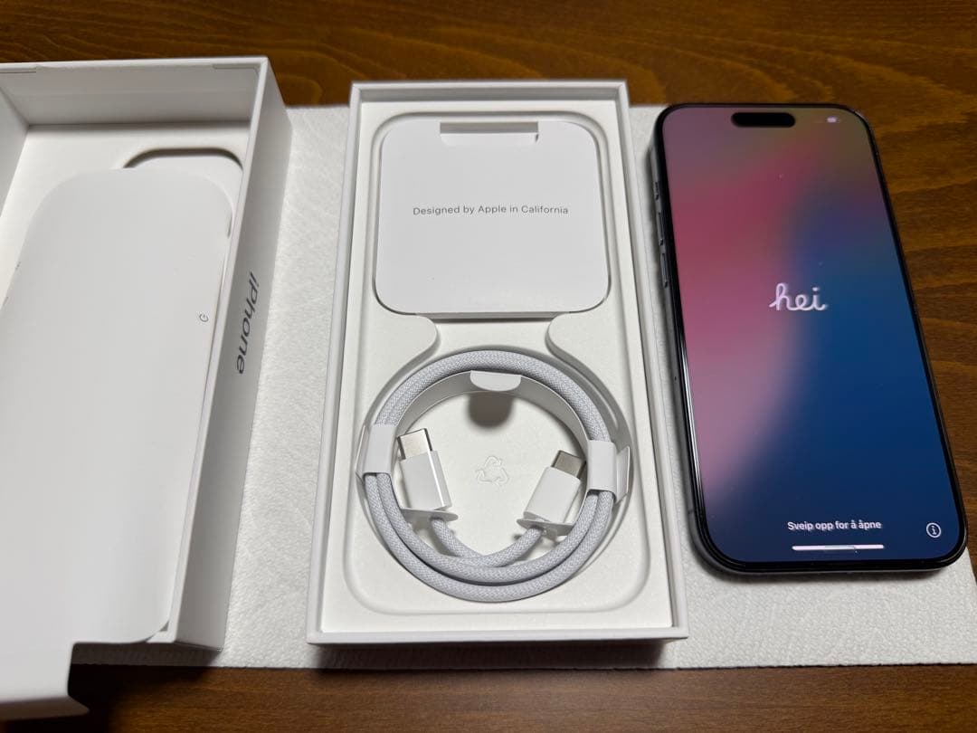 Apple iPhone 15 Pro ブルーチタニウム　256GB