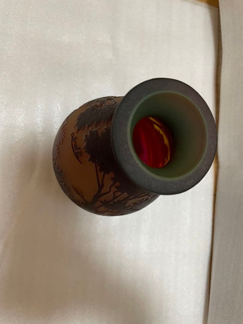 エミール　ガレ　花瓶　レプリカ