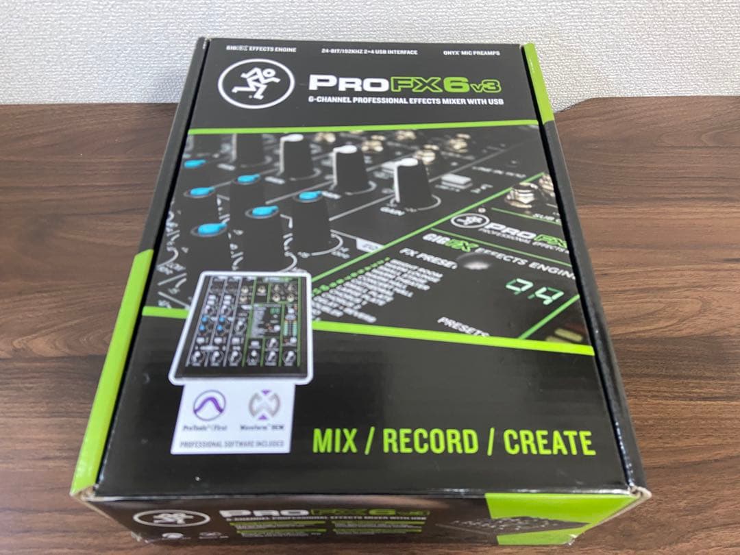 Mackie PROFX6v3 ミキサー オーディオインターフェース 箱付き