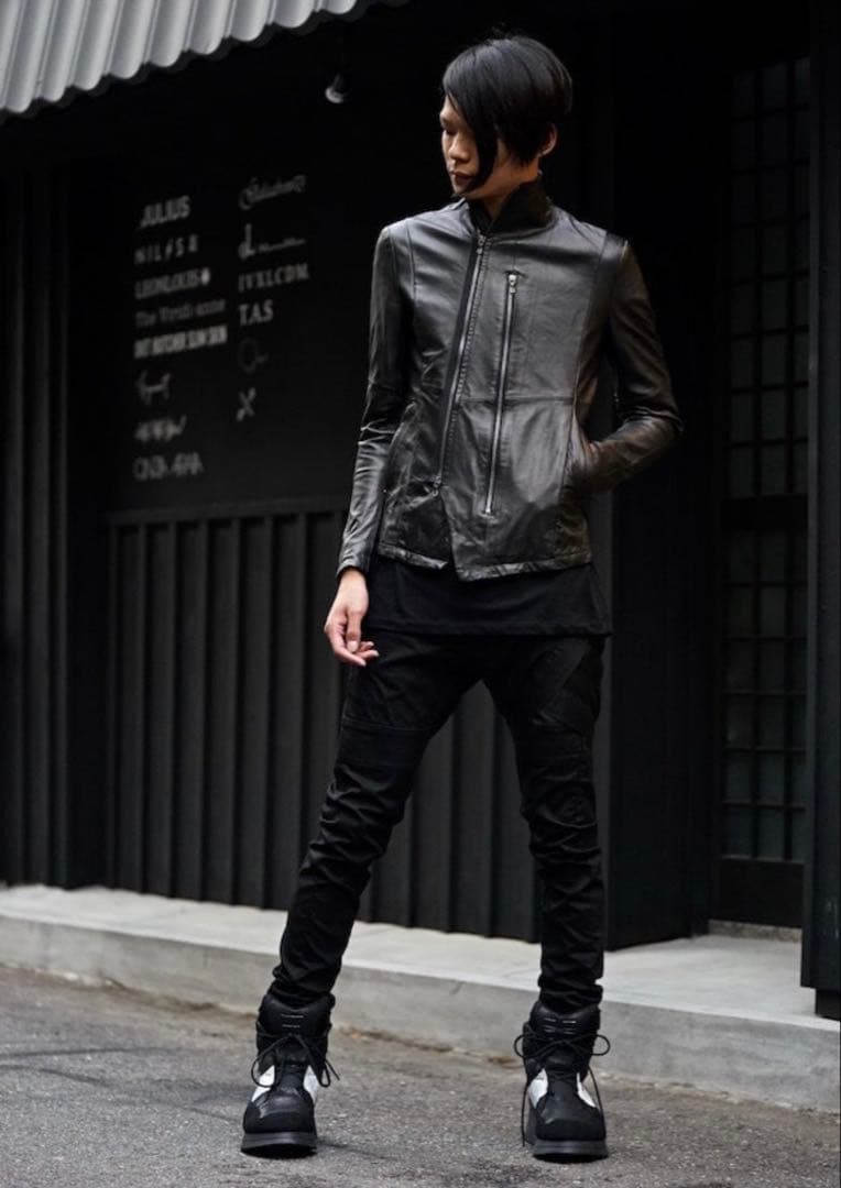 JULIUS レザーライダースジャケット