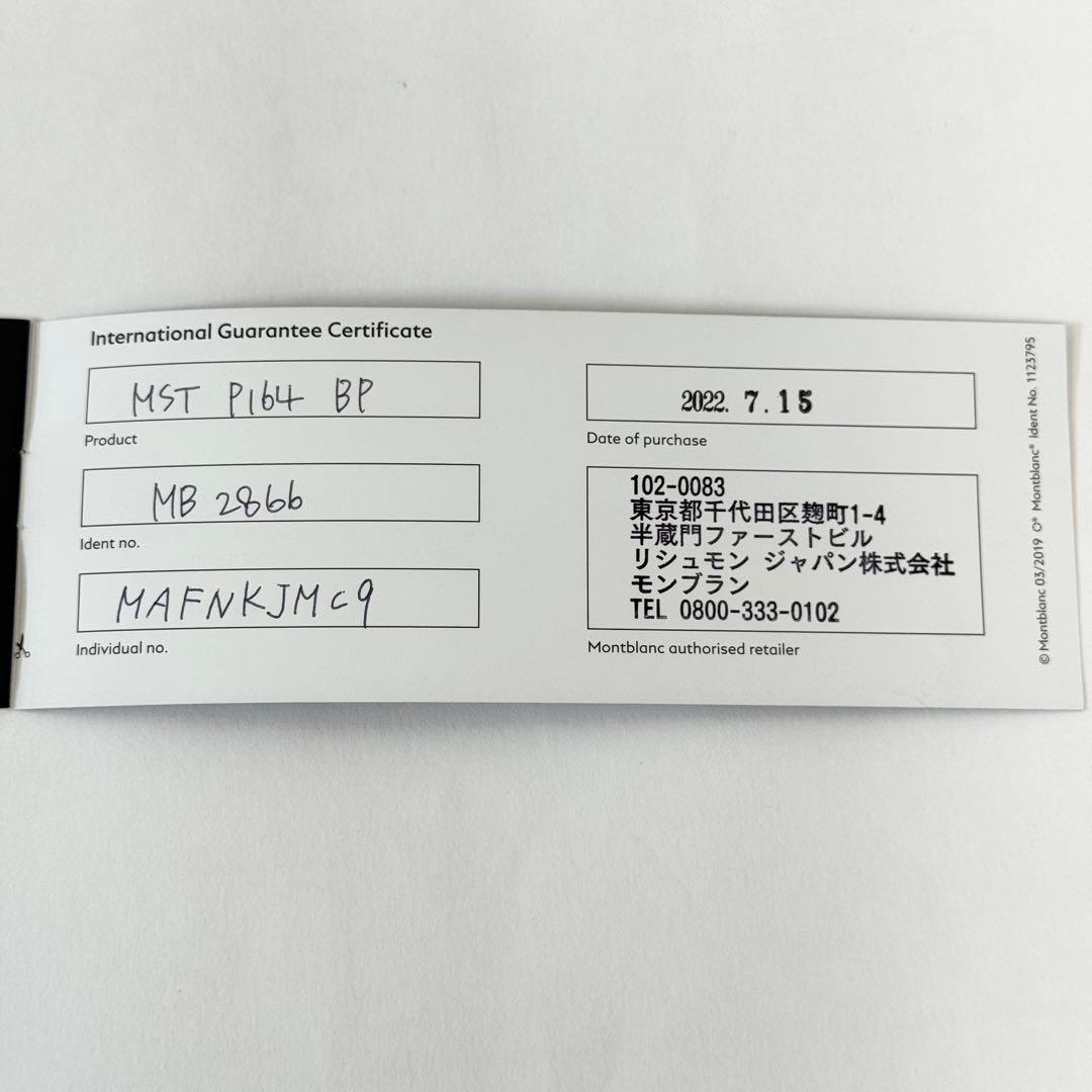 極美品✨MONTBLANCマイスターシュテックプラチナラインクラシックP164