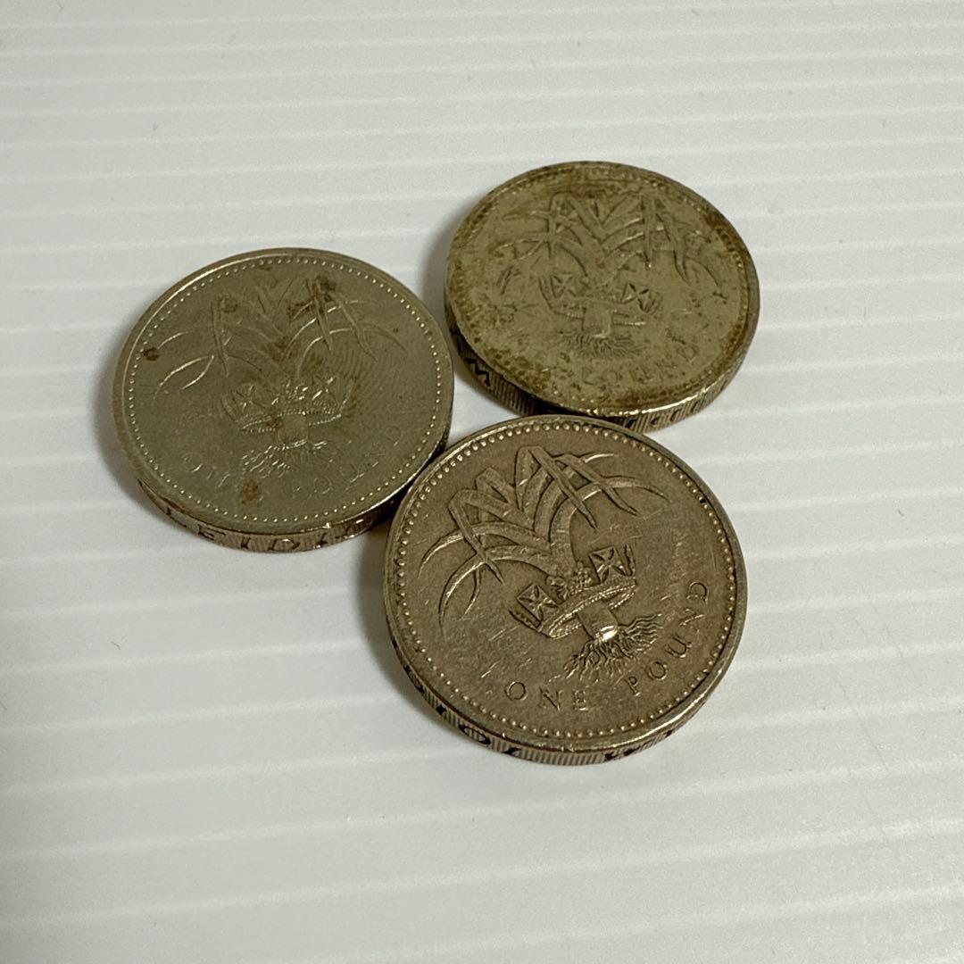 レア！旧１ポンド イギリス 赤いライオン ドラゴン 等 硬貨 9種29点セット