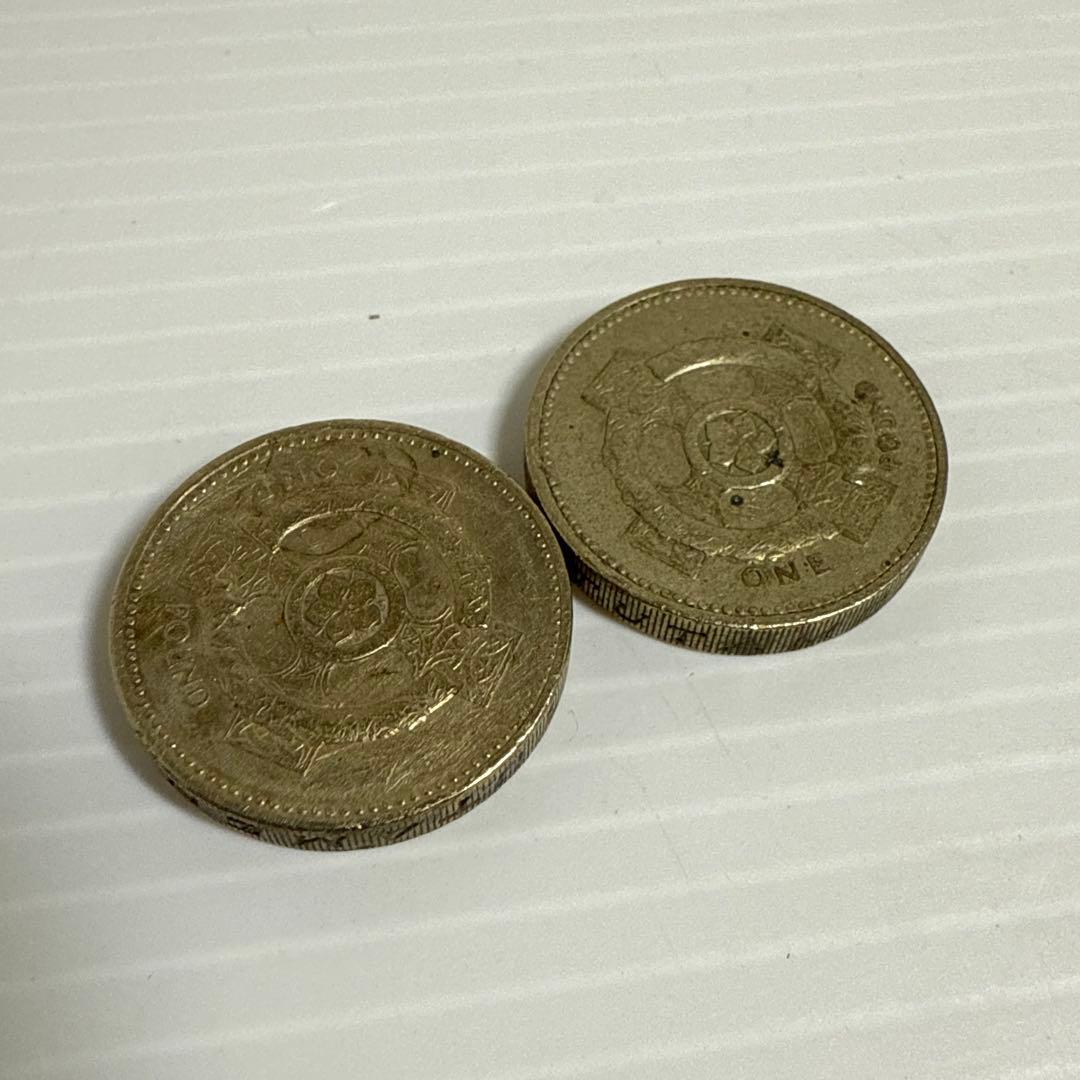 レア！旧１ポンド イギリス 赤いライオン ドラゴン 等 硬貨 9種29点セット