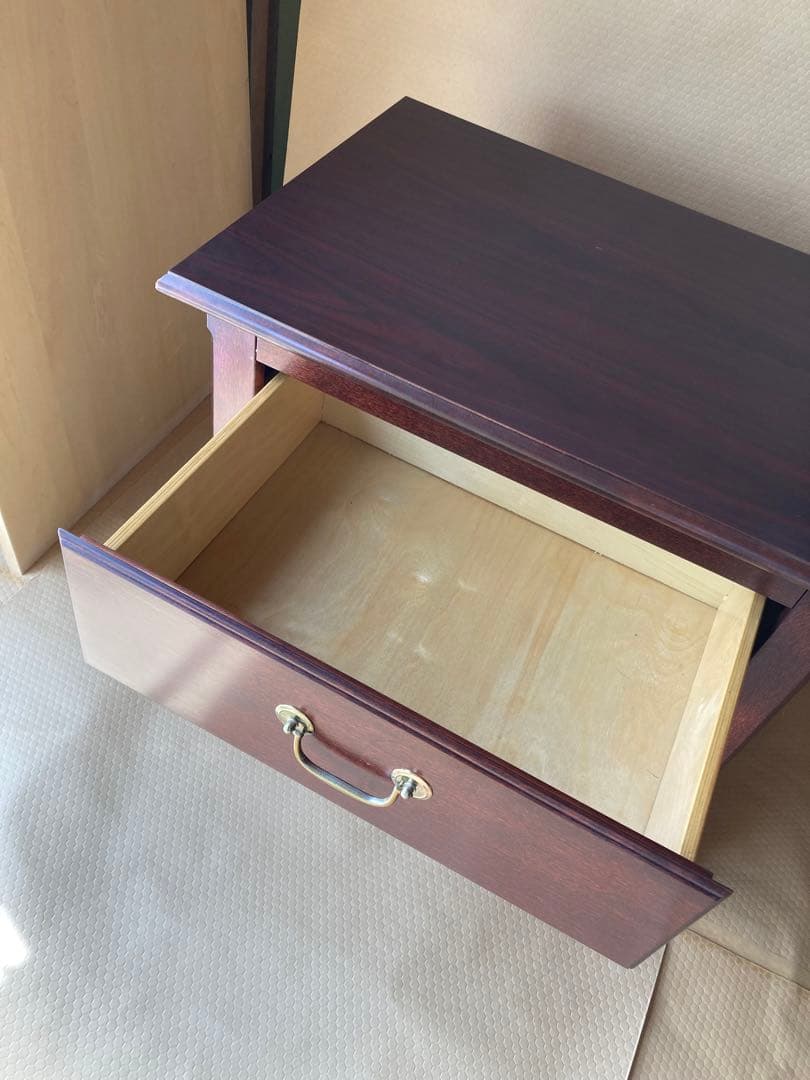 【送料込】米軍放出品/サイドテーブル/ナイトテーブル②