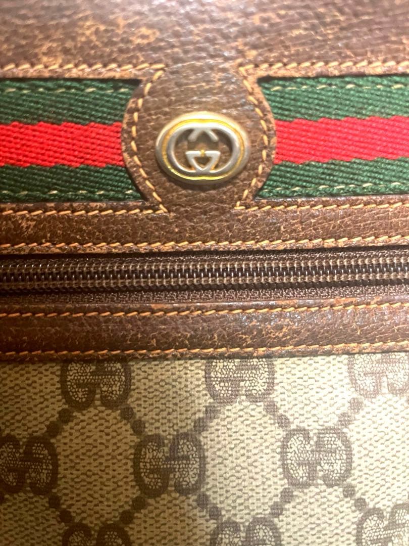 オールドグッチ シェリーライン GGスプリーム ショルダーバッグ