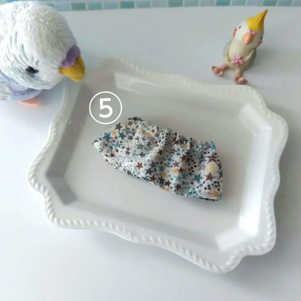 *＊ ハンドメイド　小鳥用　エリザベスカラー ＊* ふんわり柔らかタイプ