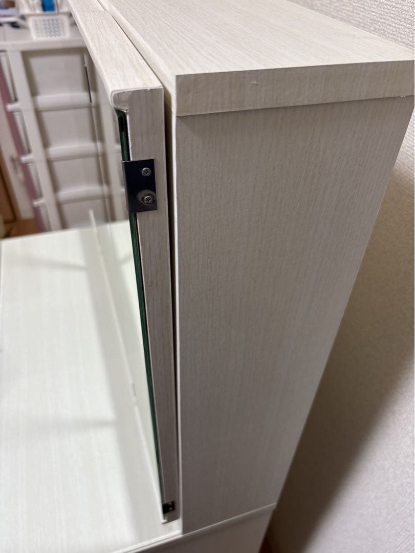 【送料込み】ニトリ　三面鏡ドレッサー (DR-007 WW) ホワイト　白