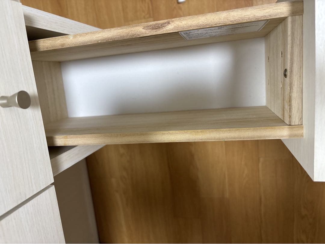 【送料込み】ニトリ　三面鏡ドレッサー (DR-007 WW) ホワイト　白