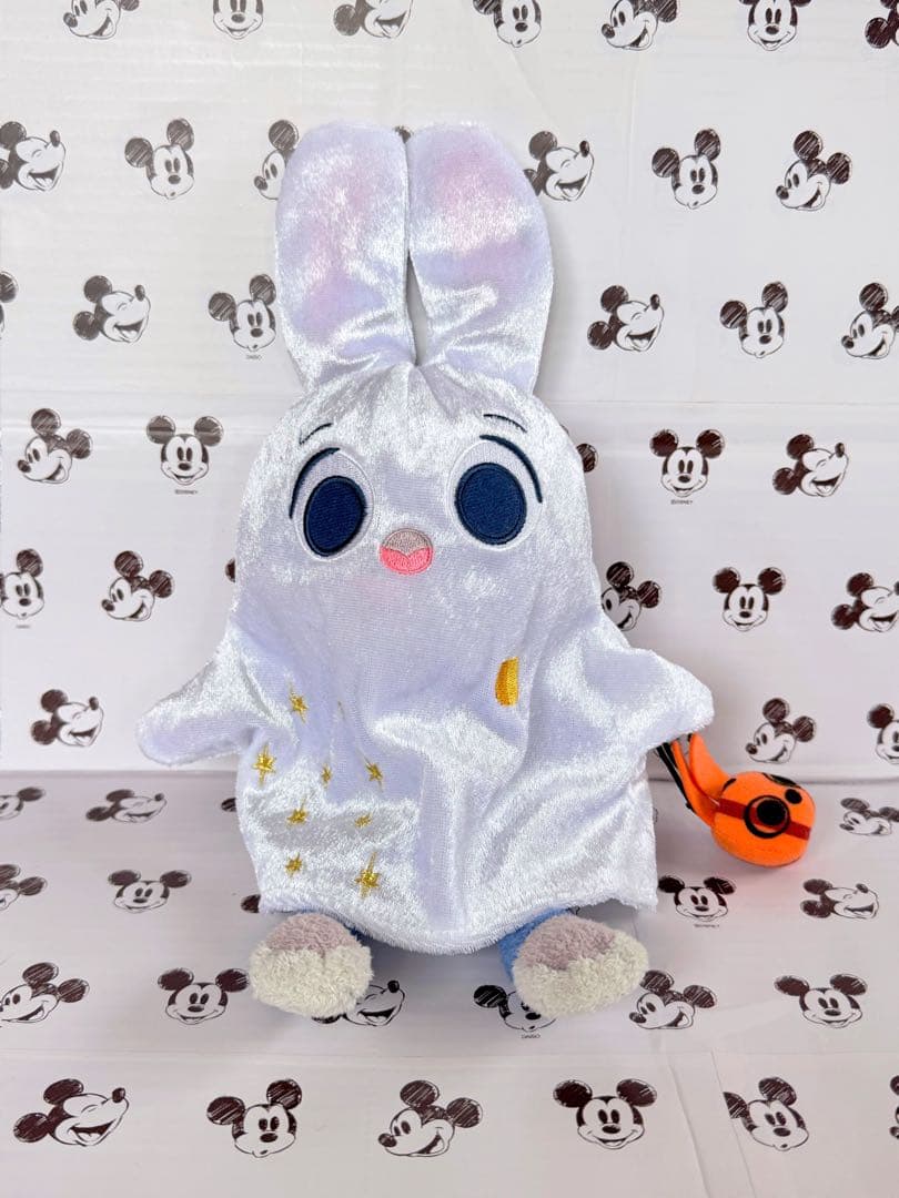 ディズニーストア　ズートピア　ハロウィン　おばけ　ジュディ　ぬいぐるみ
