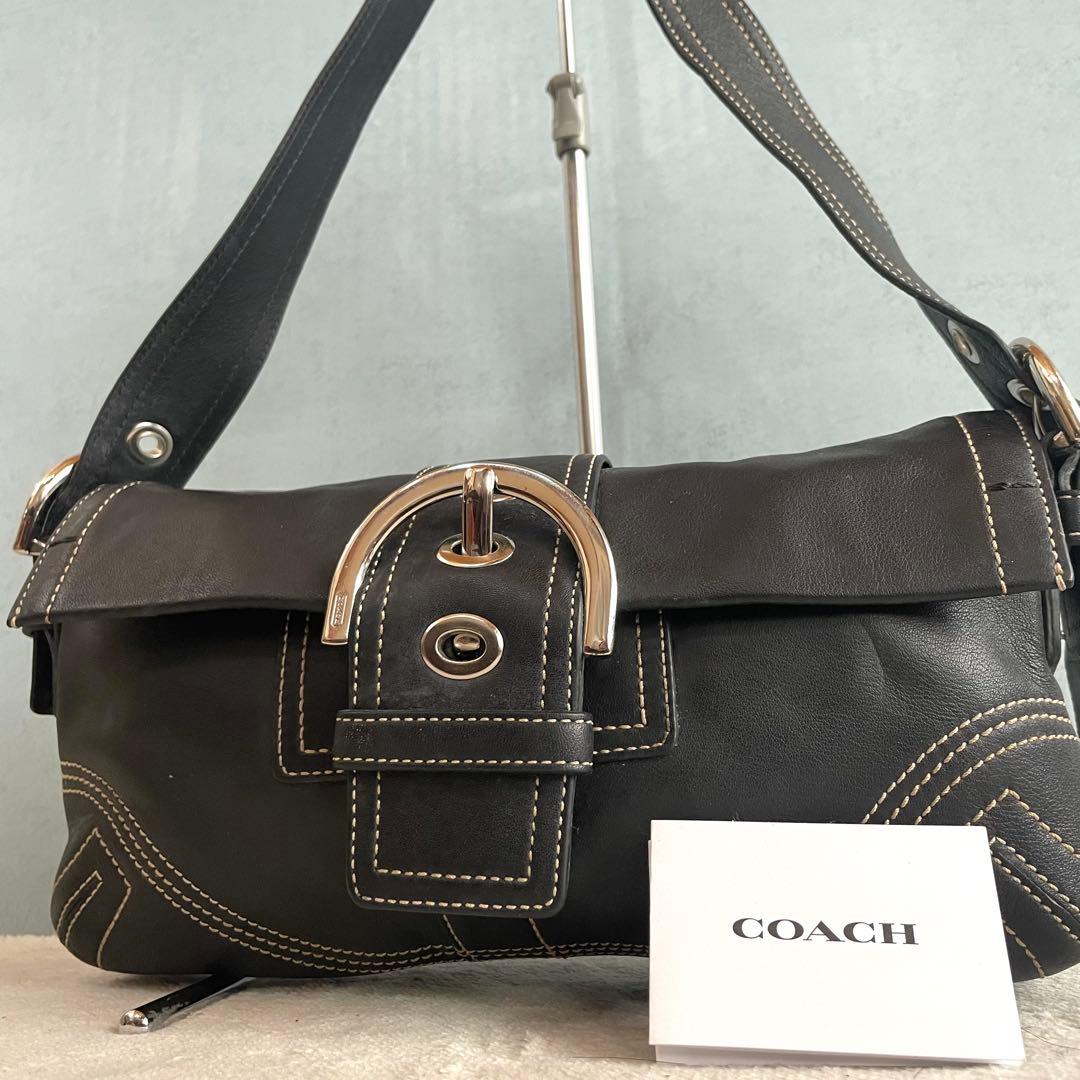 【SMILE.TH様】コーチ ワンショルダーバッグ ソーホー チャーム ステッチ