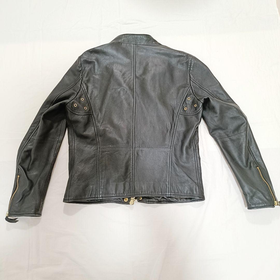 【美品】duffer DUFFER シングルライダース　ラムレザー　ジャケット