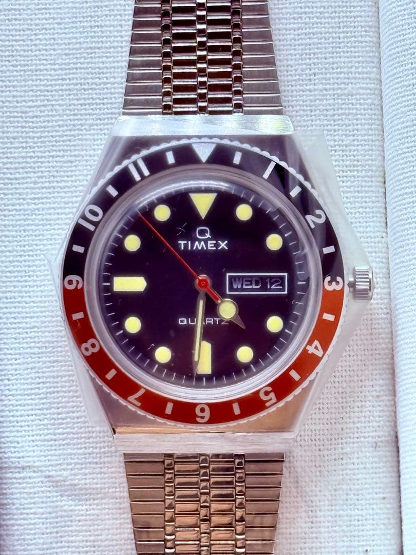 【未使用】TIMEX Q メタルベルト ユニセックス 正規品 TW2U61300