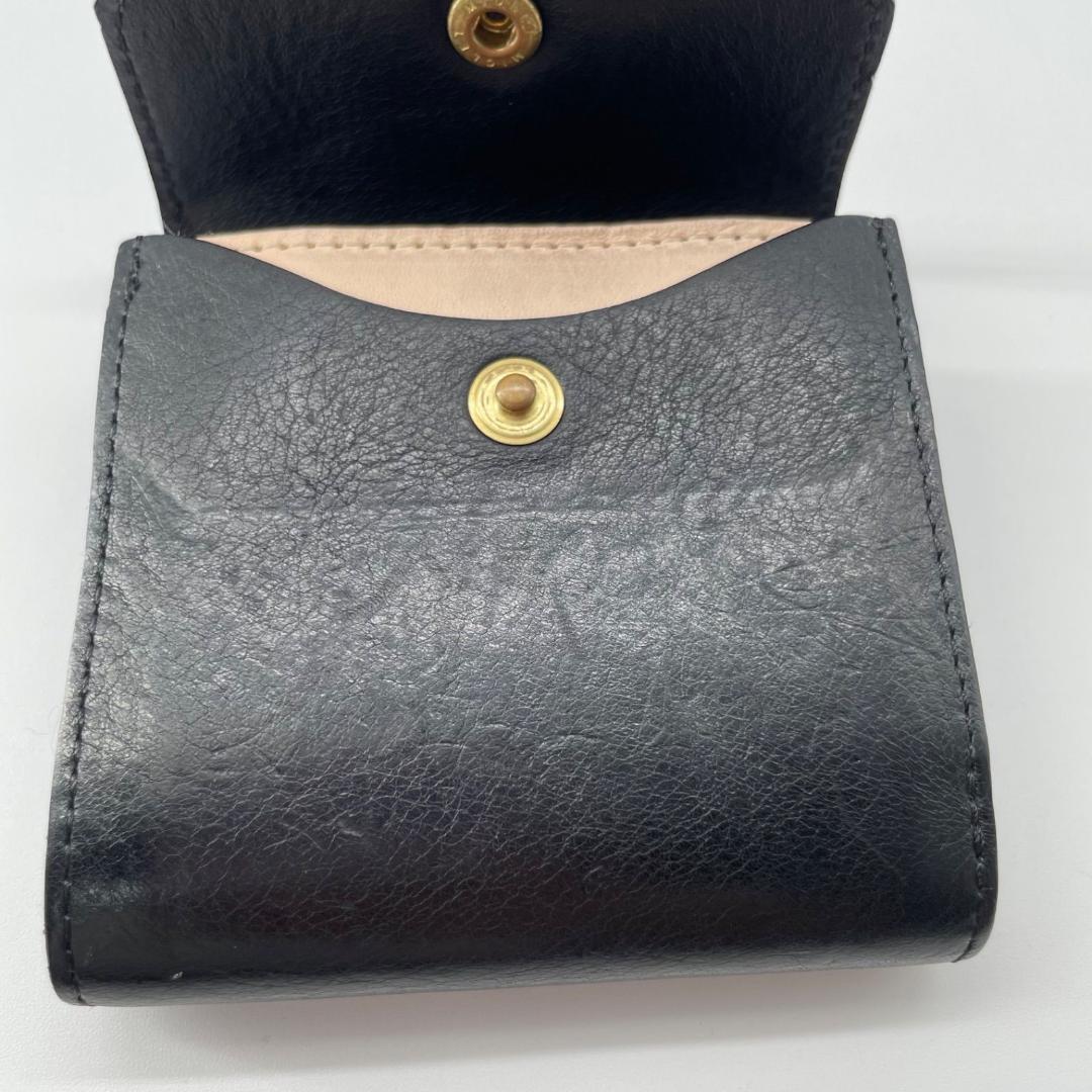 11506✨美品✨ビアベリー ハッチバック レザー オルテンシア 三つ折り財布