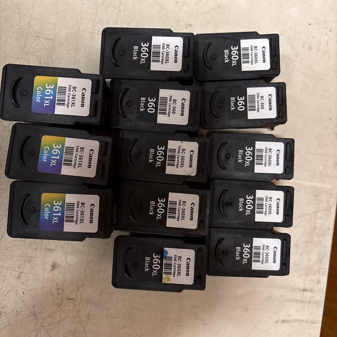 Canon 使用済み インクカートリッジ 13個