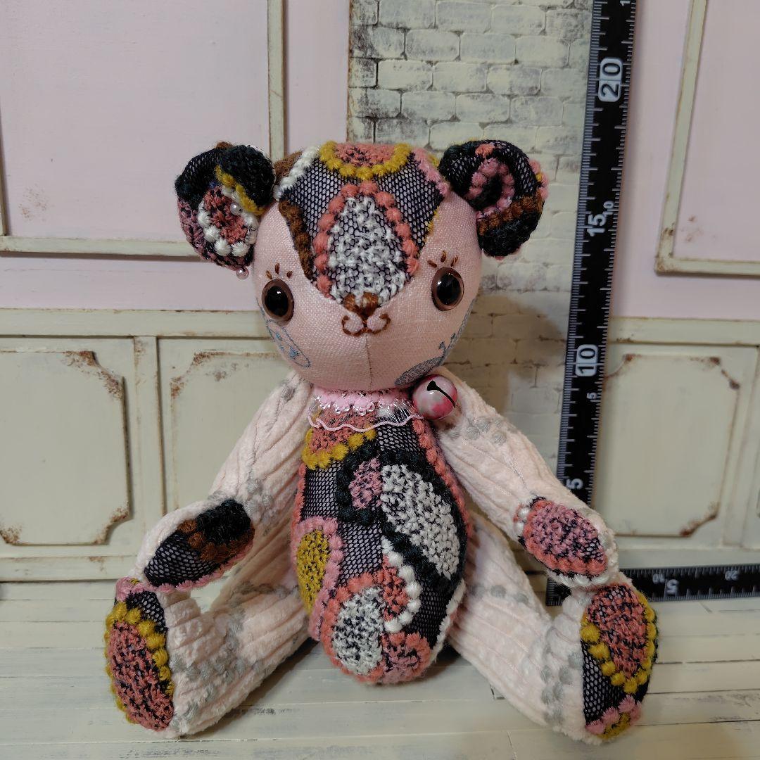 ゆ*こ様 【オークションです】ミナペルホネン＊ハンドメイド＊ぬいぐるみ＊テディベ