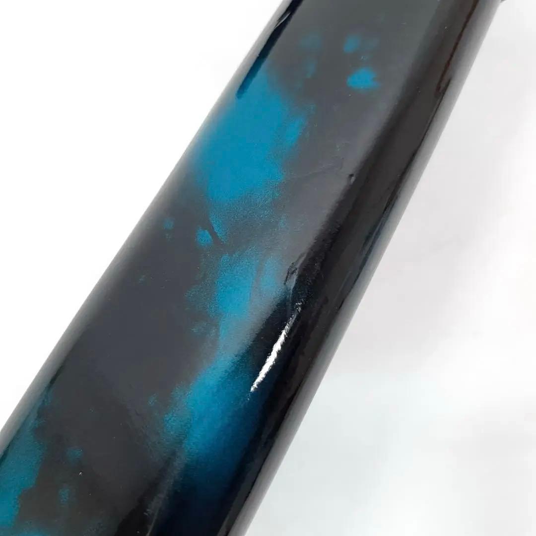 模造刀大刀 青柄 雲龍楕円鍔 青暈し黒呂鞘