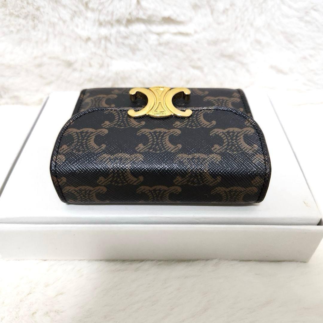 みかん✨極美品　正規品✨セリーヌ　三つ折り　トリオンフ　マカダム