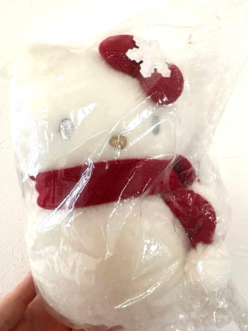 ハローキティ　雪だるま　ぬいぐるみ　日本限定　北海道　ご当地　サンリオ　タグ付き