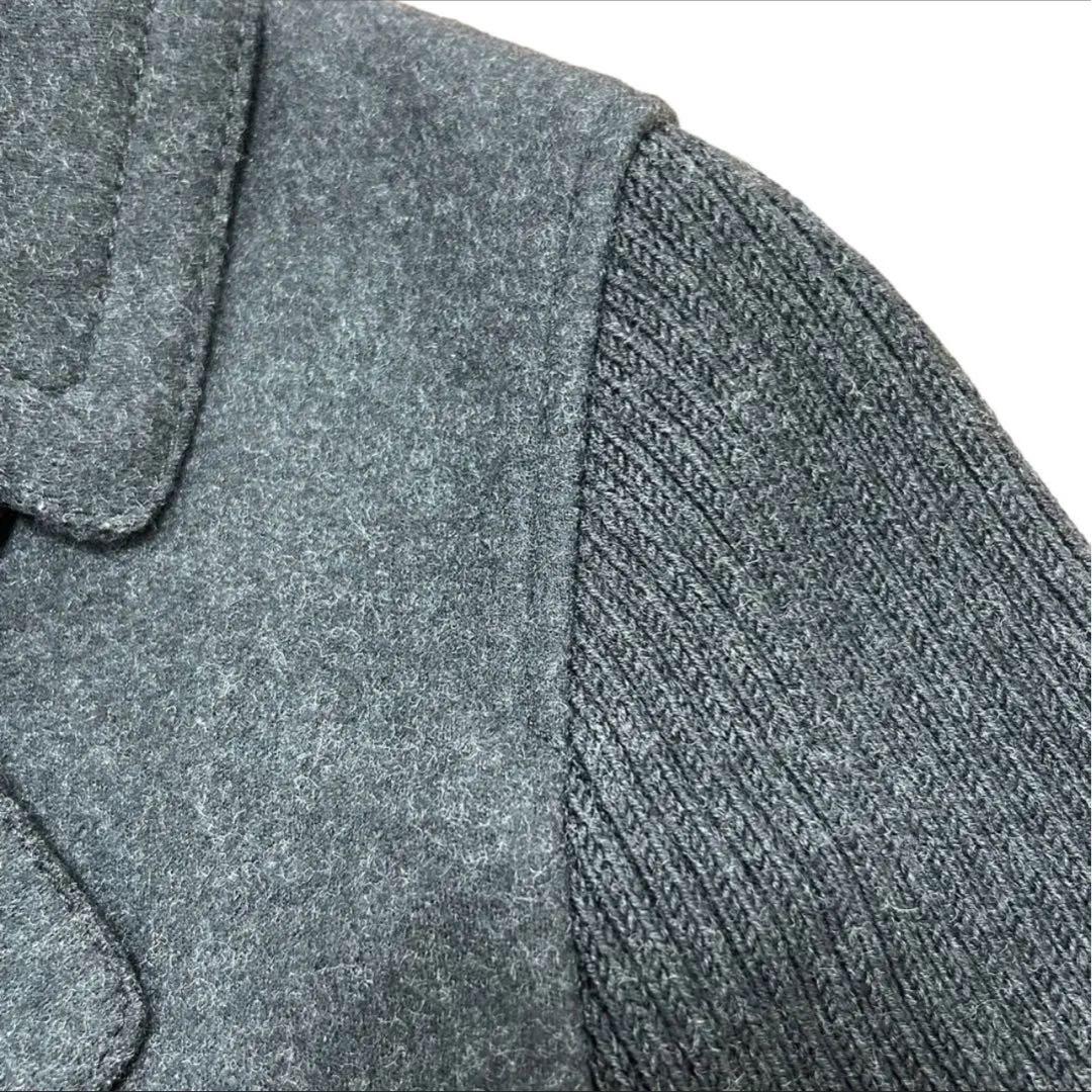 BURBERRY LONDON wool knit チェスターコート　38