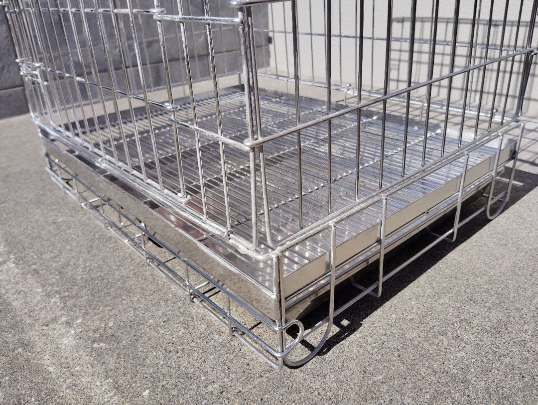 ハチコウ ステンレスケージＭ−ＳＯＰ 長面開 美品