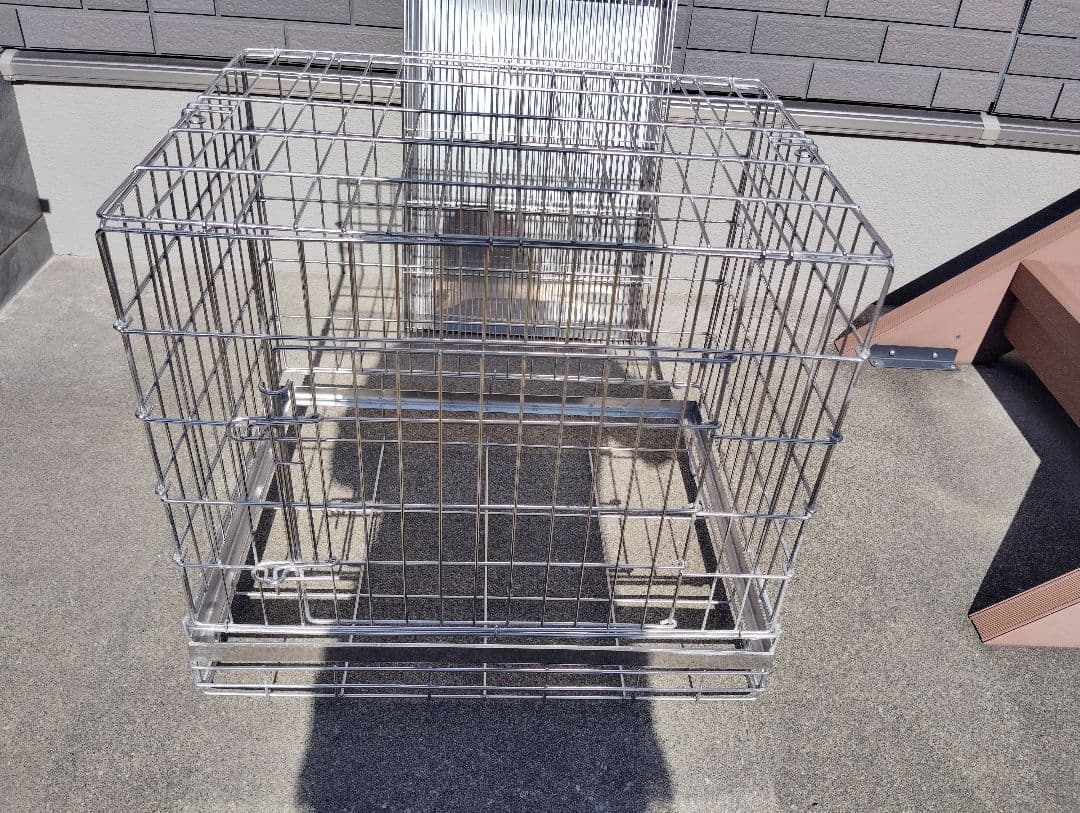 ハチコウ ステンレスケージＭ−ＳＯＰ 長面開 美品