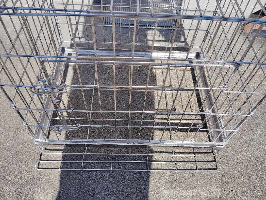 ハチコウ ステンレスケージＭ−ＳＯＰ 長面開 美品