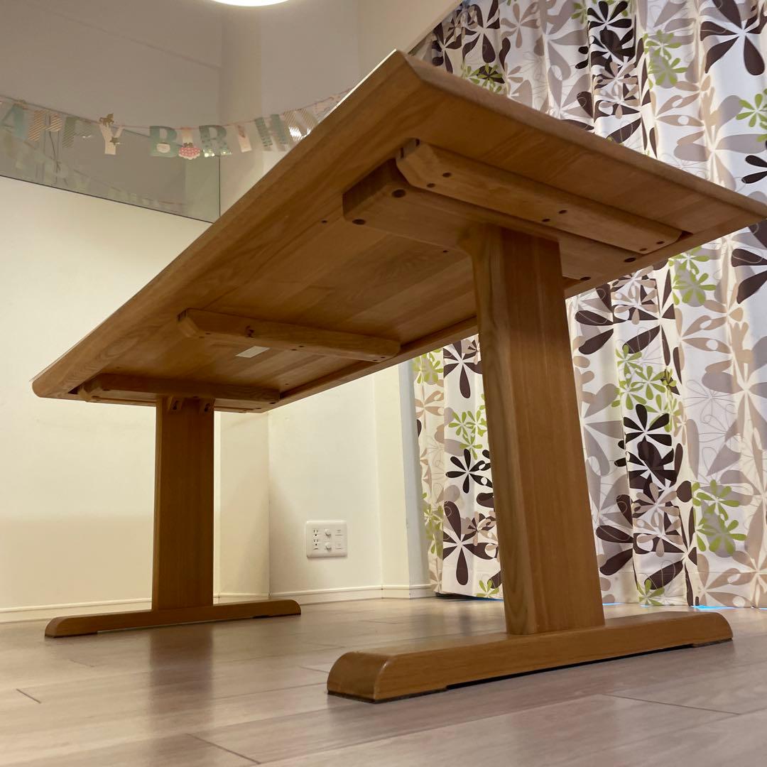 【6/20処分・最終値下げ】ナガノインテリア ナチュラルウッド 長方形テーブル