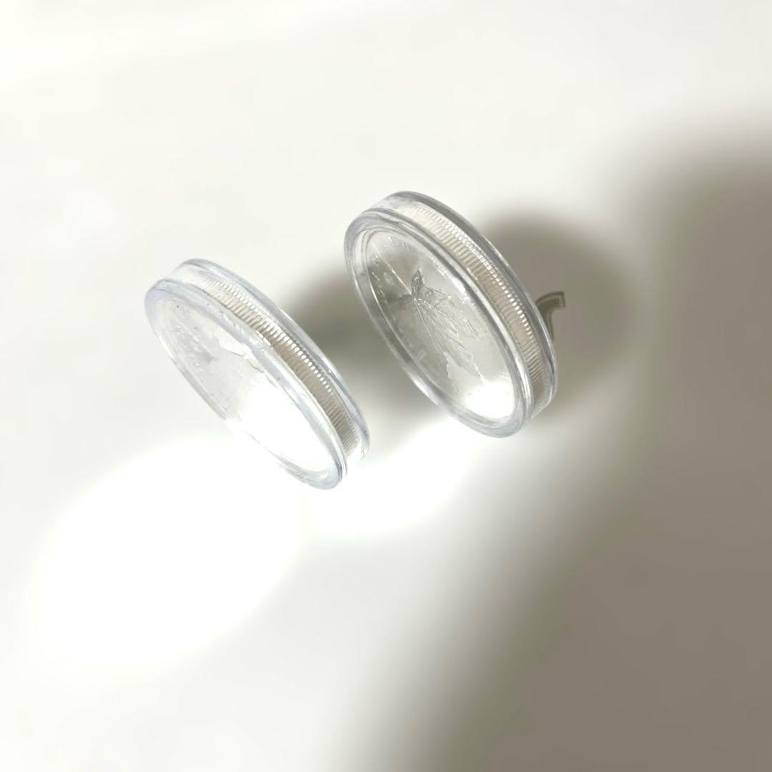 【メイプルリーフ銀貨1オンス2021年】 クリアケース入り5枚【新品未使用】