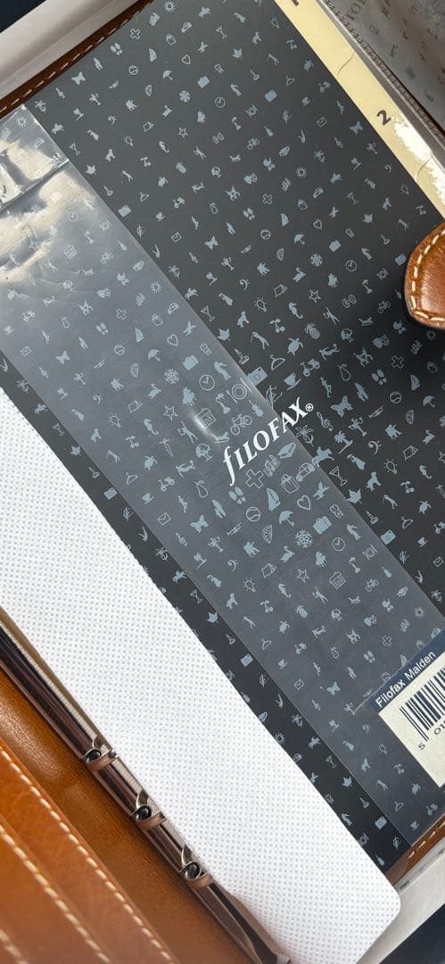 【定2万超】新品 ファイロファックス マルデン A5 システム手帳 オークル 茶