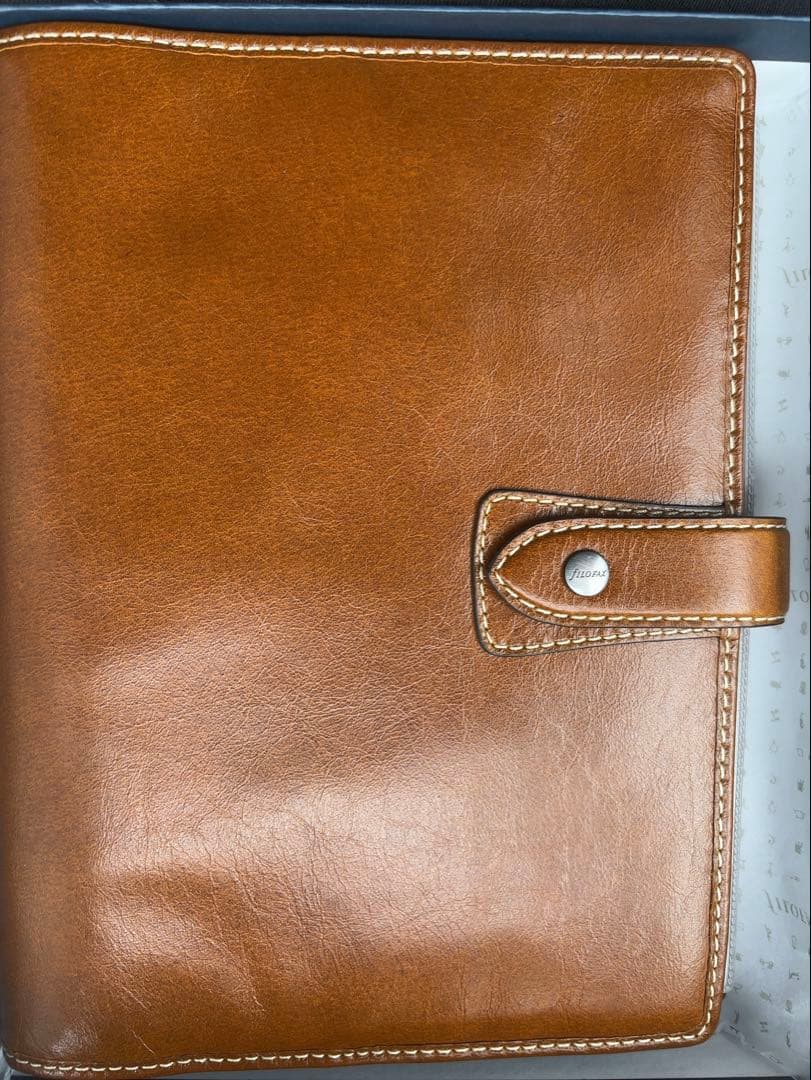 【定2万超】新品 ファイロファックス マルデン A5 システム手帳 オークル 茶