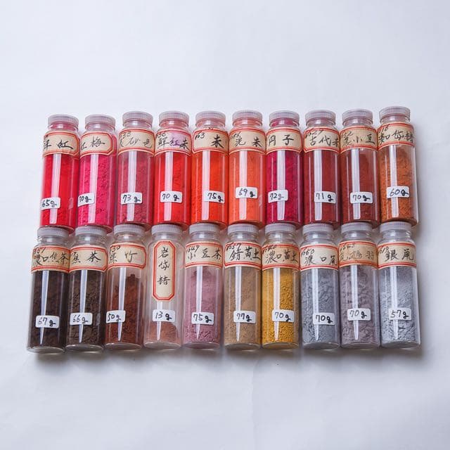 日本画材・岩絵具・水干絵具（中古）セット