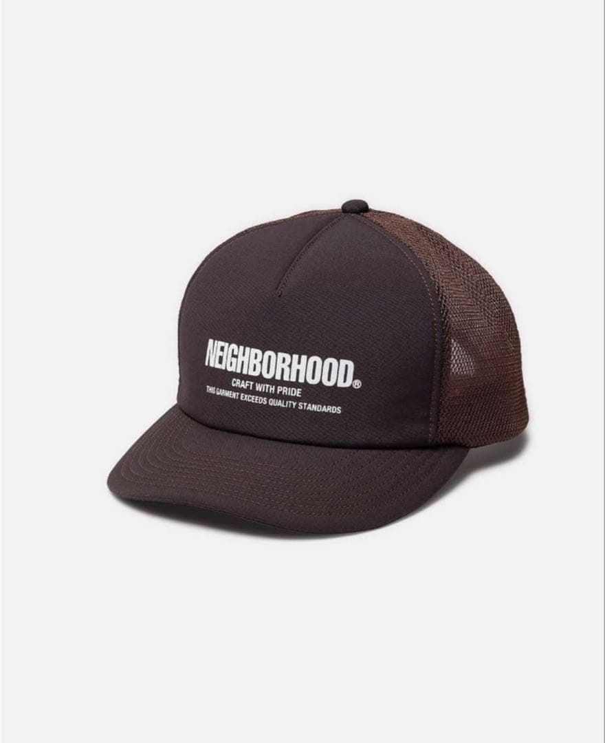 NEIGHBORHOOD ブラウン トラッカーキャップ