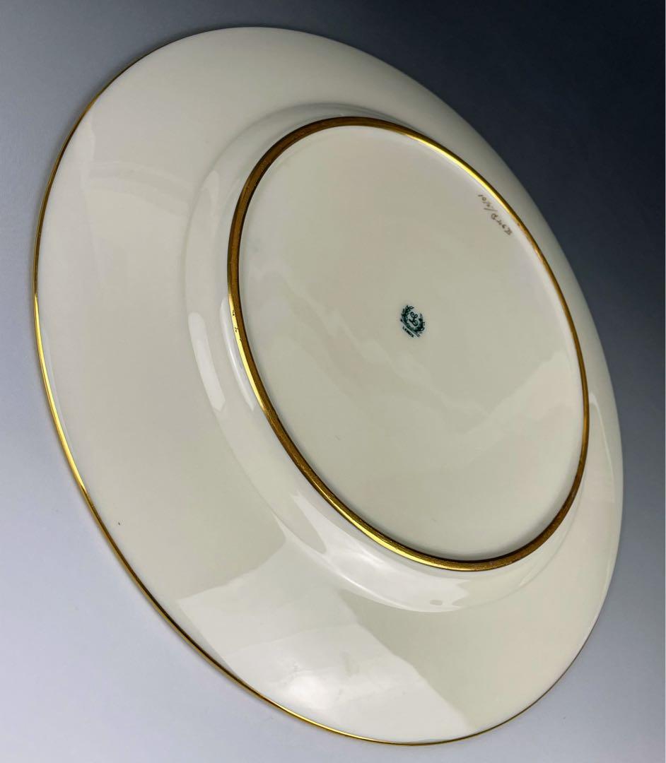 【美品・豪華】レノックス 金彩 モノグラム ２６．４㎝ 大皿 Lenox